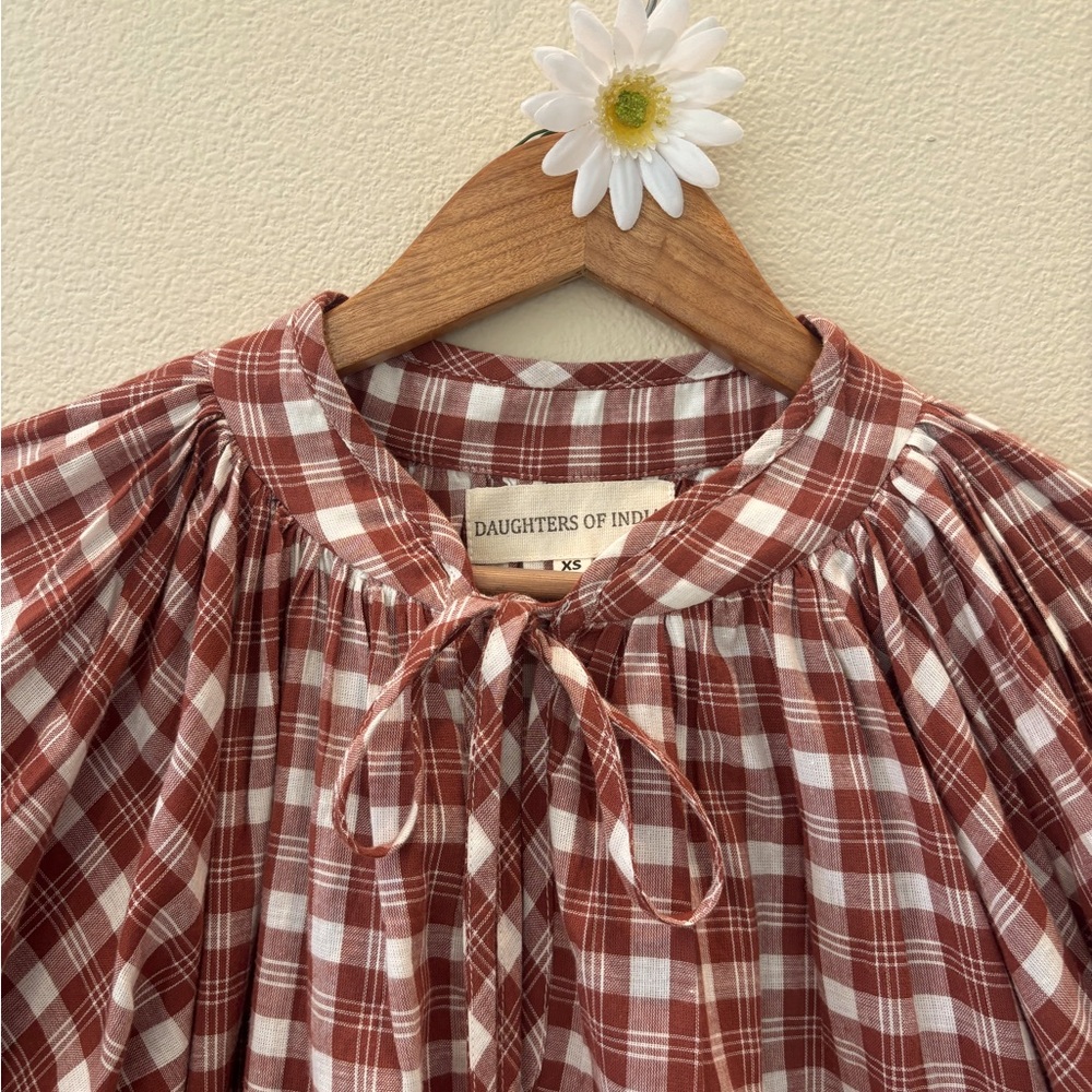 Daughters of India Poet Blouse NWT - Picture 3 of 14